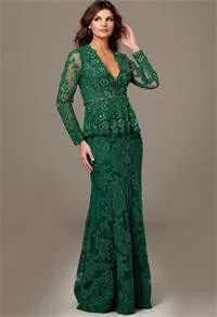 2015-Shearh-V-neck-Vintage-Lace-Women-Evening-Formal-Dress-Long-Full-Sleeve-Prom-Gown-Sexy