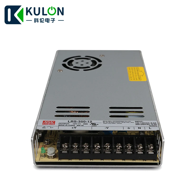 Оригинальный MEAN WELL LRS 350 12 одиночный выход Вт В 29A импульсный источник питания