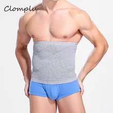 Clomplu Корректирующее белье Abdo Мужские поясные Тренеры брюшной вязки для мужчин моделирующие ремешки для похудения Корректирующее белье животик контроль формирователь тела