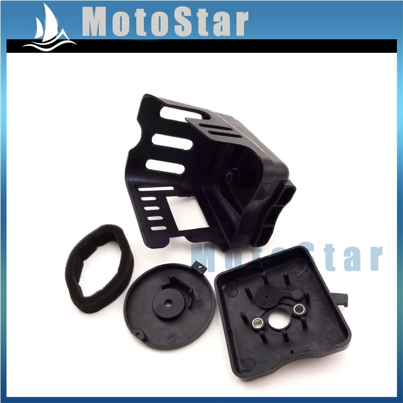 Minimoto очиститель воздушного фильтра для 2 тактного 33cc 43cc 49cc карбюратора двигателя