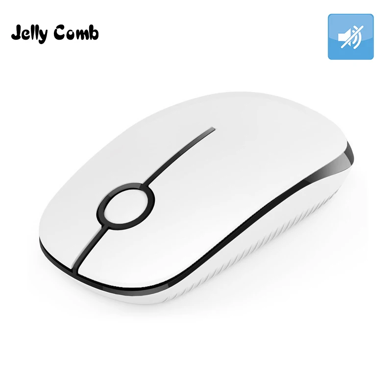 Jelly Comb ультра тонкая Портативная оптическая мышь тихий щелчок Бесшумная мышь 2,4 г беспроводная мышь для ПК ноутбука Windows Mac OS