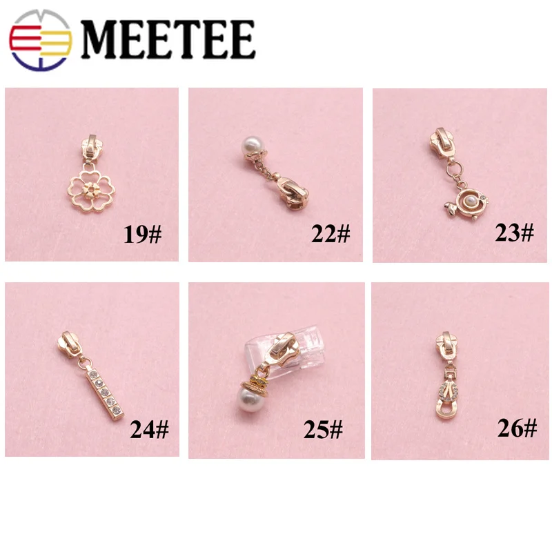 Meetee 5# бронзовая молния+ свободный выбор выдвижной слайдер Open-end двухсторонние молнии для пуховой куртки Пальто DIY аксессуары ZA204