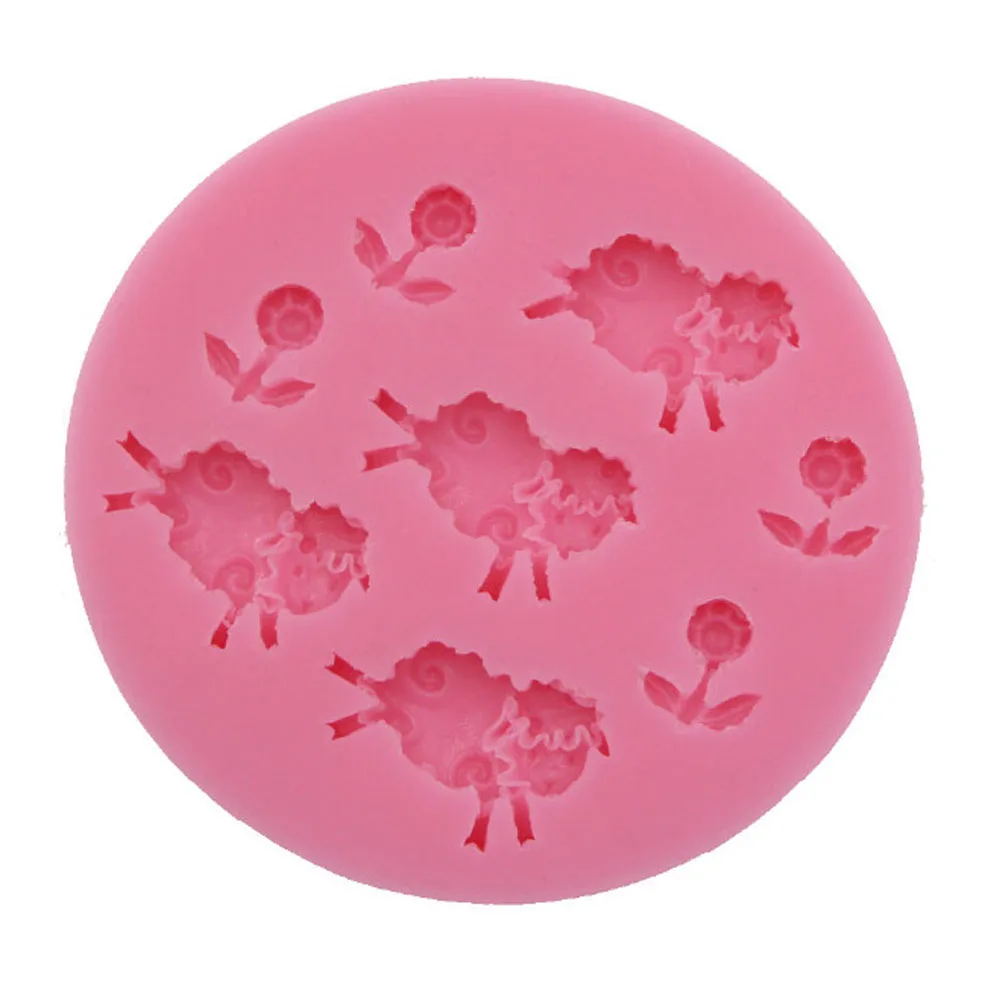 Silicone Fondant Molds,Sugar Paste Moulds for Cake Cupcake Decorations