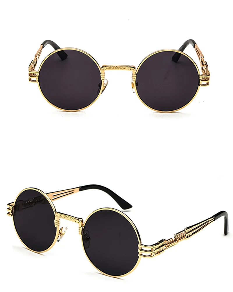 vintage steampunk sunglasses round (11)