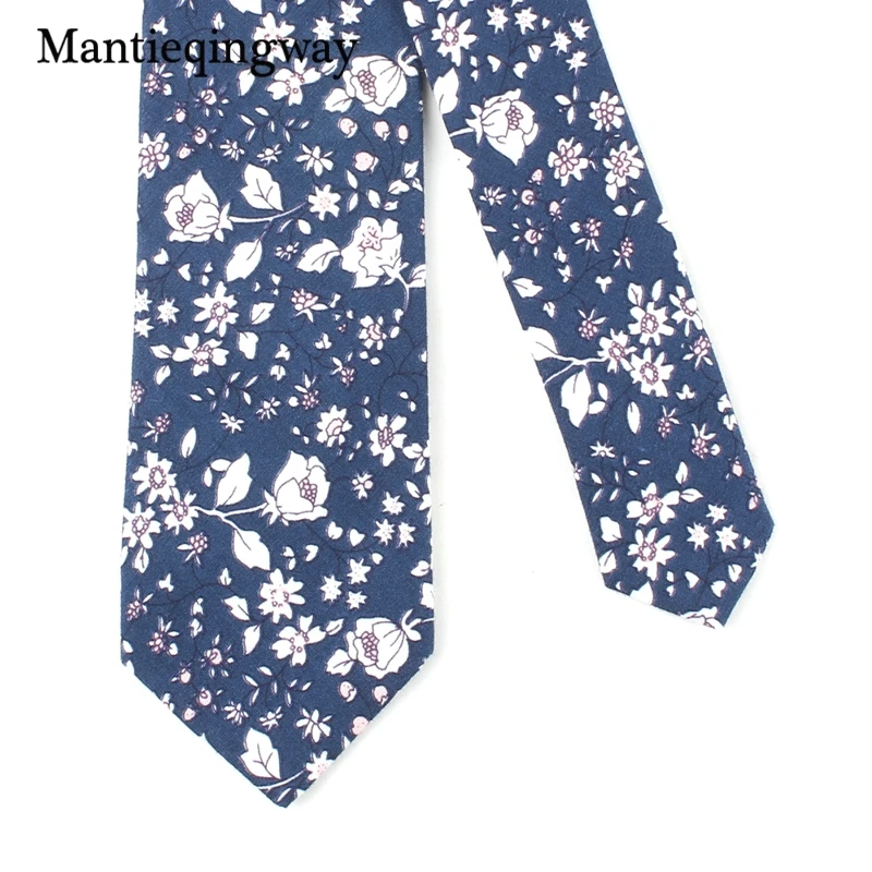 Mantieqingway бренд мужской хлопковый галстук для деловые свадебные костюмы Цветочные Галстуки галстук галстуки аксессуары