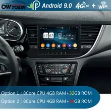 " ips 8 Core 4G+ 64G Android 9,0 автомобильный dvd-радиоплеер gps для Opel Mokka Опель МОККА левое колесо DSP CarPlay