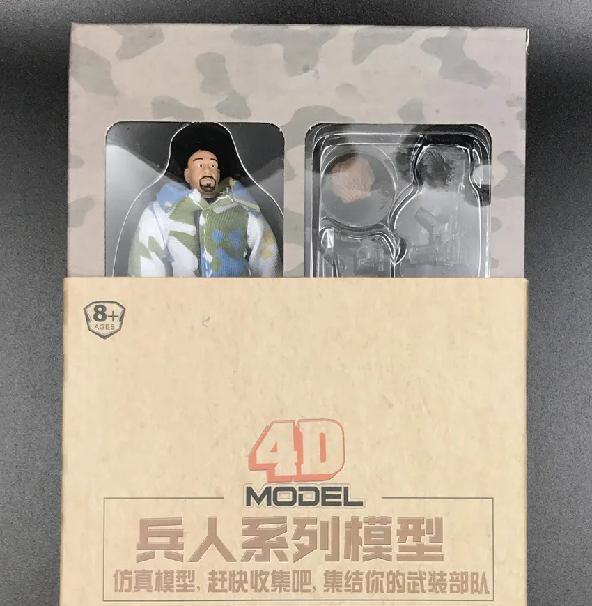 

1:16 4D Assemble Soldier Model Plastic Military Asssemble Model Puppet Figure Action Toy 8 Different Fun Table Toy for Boy