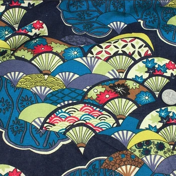 

100*145(39''57'') cheap fluid japanese printed cloth clothes home decoration handmade diy fabric for sewing patchwork