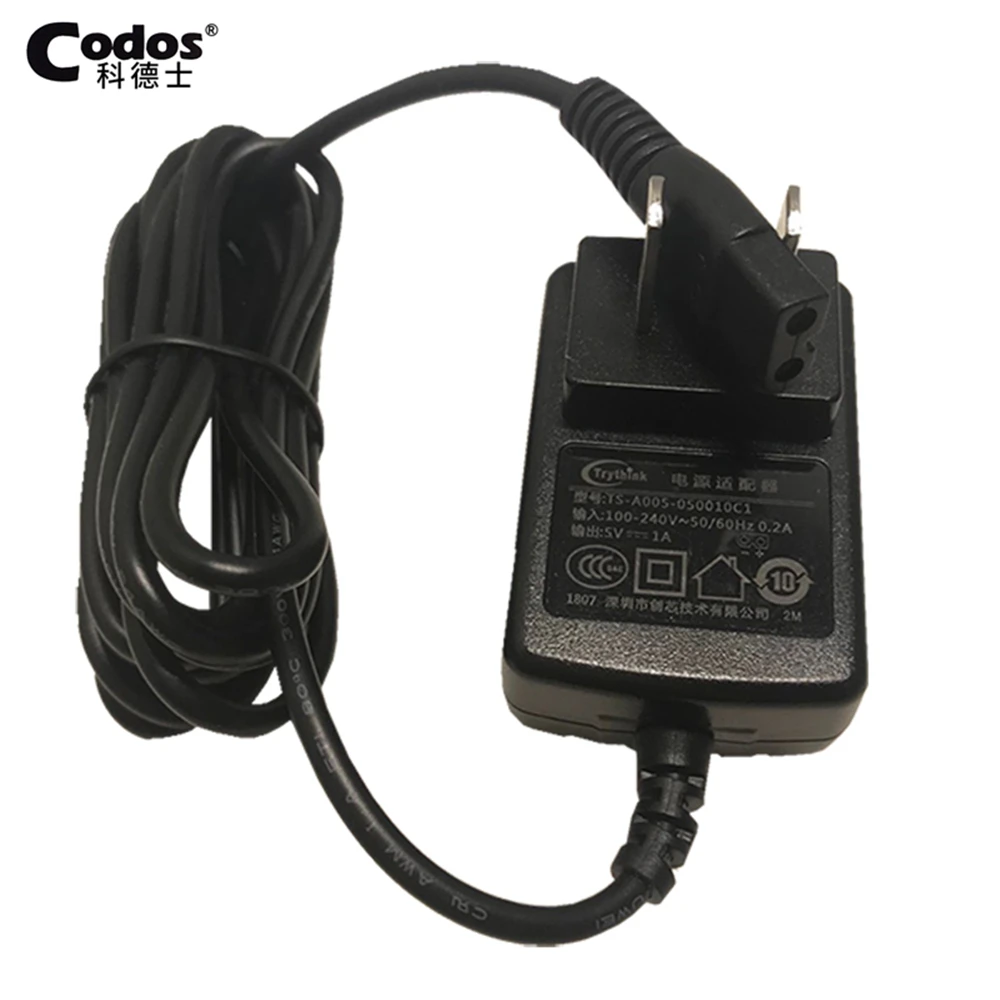 

Original Power Adapter for Codos T8/CHC-330/331/912/918/961/968/969/970/972/980 Hair Clipper 100V-240V 50/60Hz 5V Charger Plug