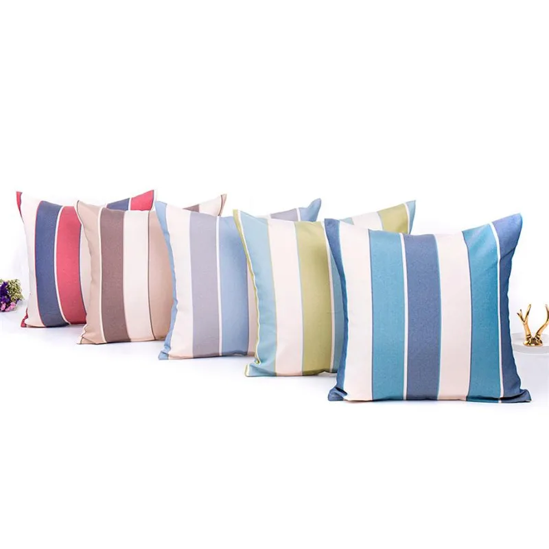 sofa decorative cushions Flax Pillow Sofa Waist Throw