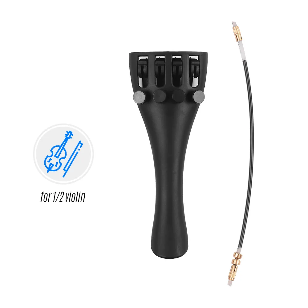 Diy Violin Fiddle Carbon Fiber Tailpiece For Violins With Four Fine