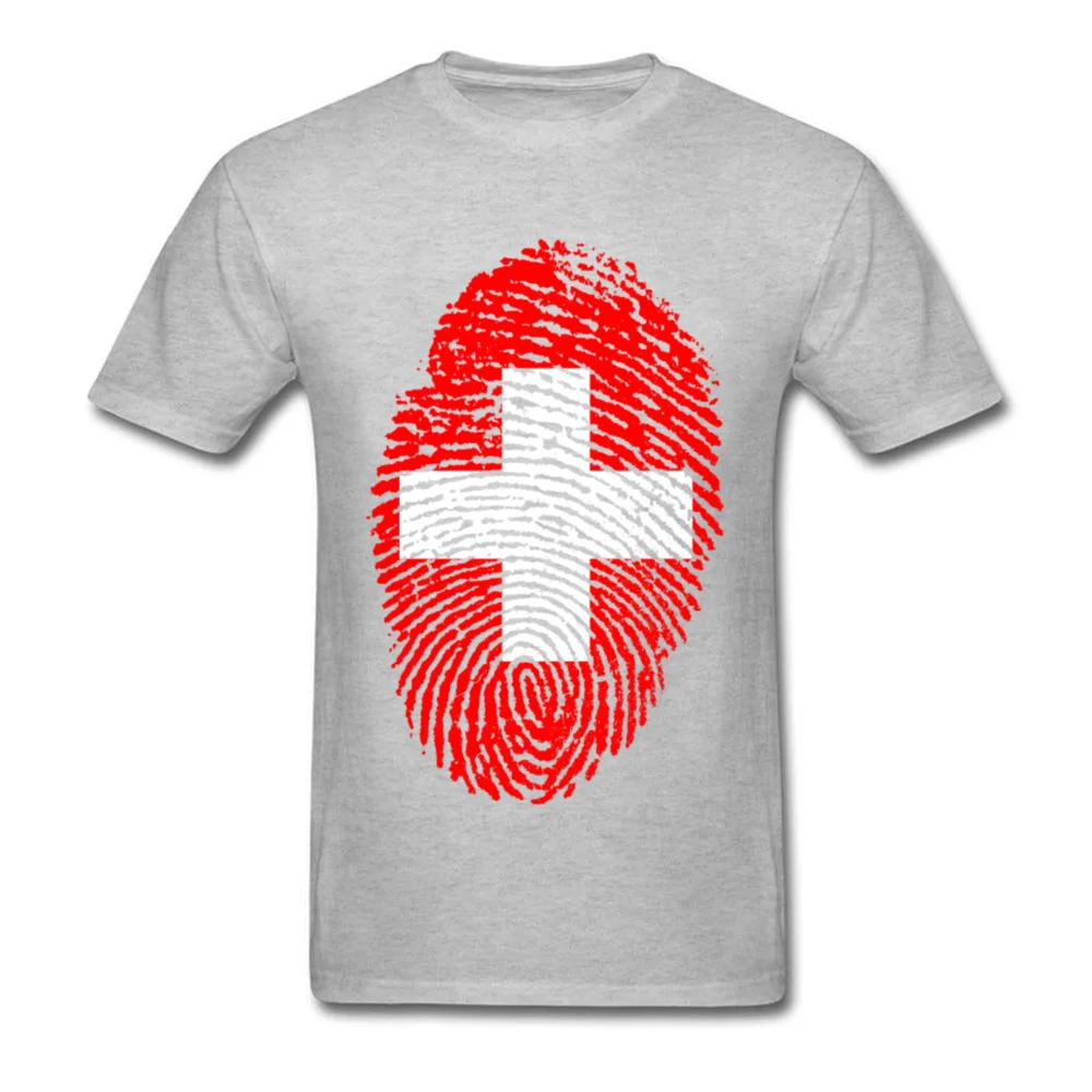Switzerland Flag Fingerprint_grey