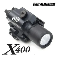 CQC Тактический X400 оружие света с красным лазером светодиодный пистолет фонарик страйкбол охотничий освещения при фотографировании