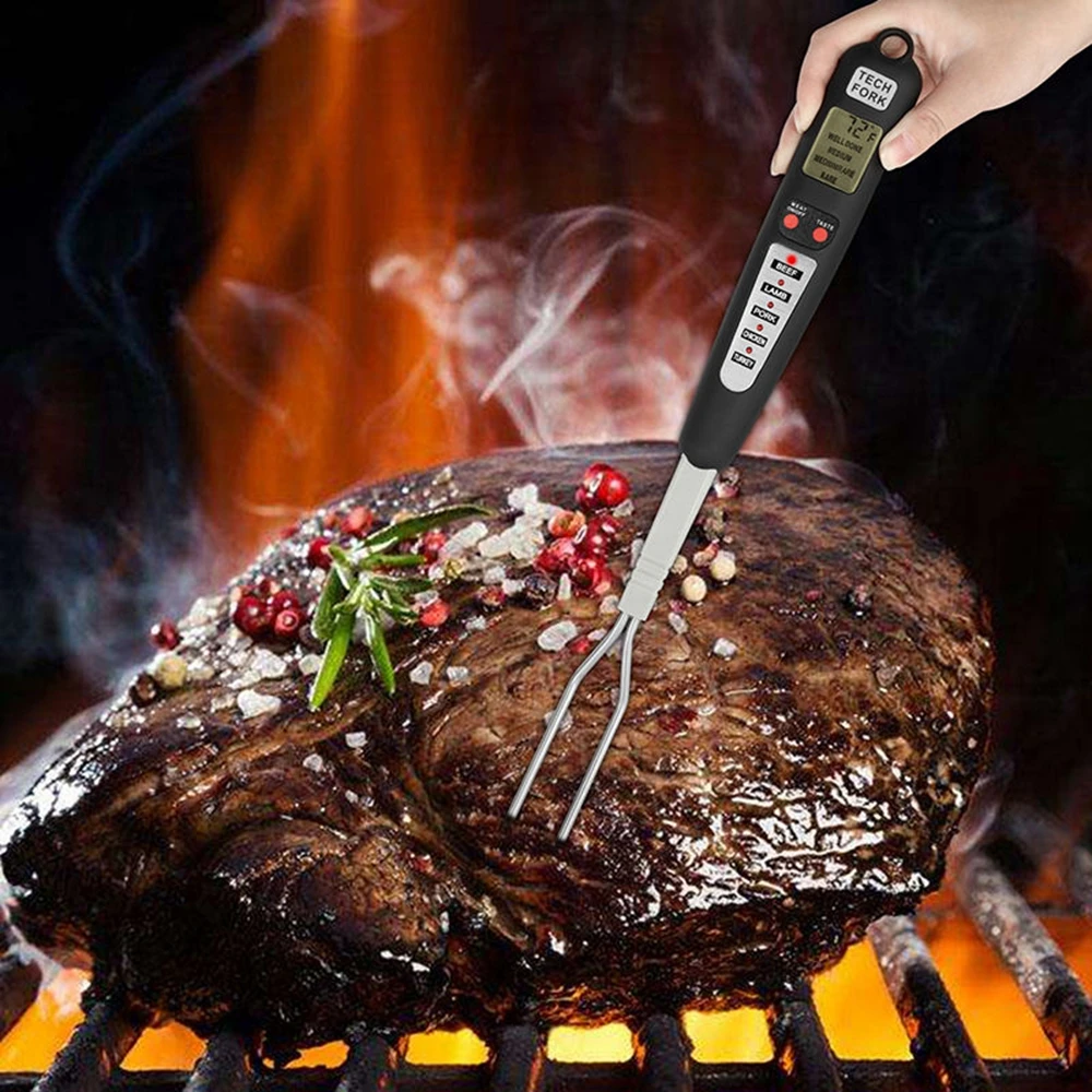 Гриль барбекю мясо мгновенное считывание цифровой термометр вилка для барбекю кухонный инструмент HG4980