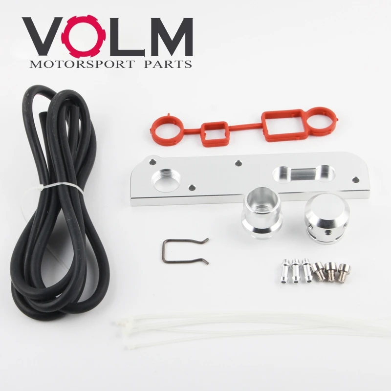 

PCV Adapter Set for Audi VW 2.0 TFSI EA113 ENGINE Torque Solution Billet PCV Adapter w / Boost Kit Cover qt3001