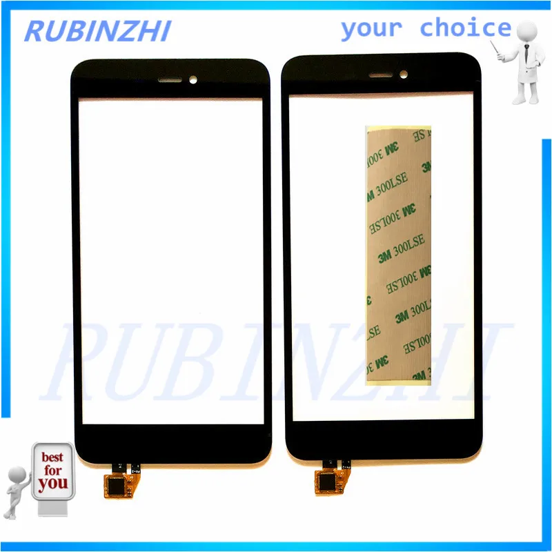 Сенсорная панель RUBINZHI для телефона сенсор Micromax Canvas Spark 3 Q385 дигитайзер сенсорного