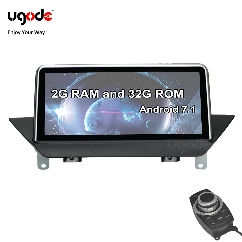 

Ugode 10.25" IPS Screen Android 7.1 Car Video Stereo Autoradio GPS Navigation Multimedia idrive for BMW X1 E84 CIC no screen