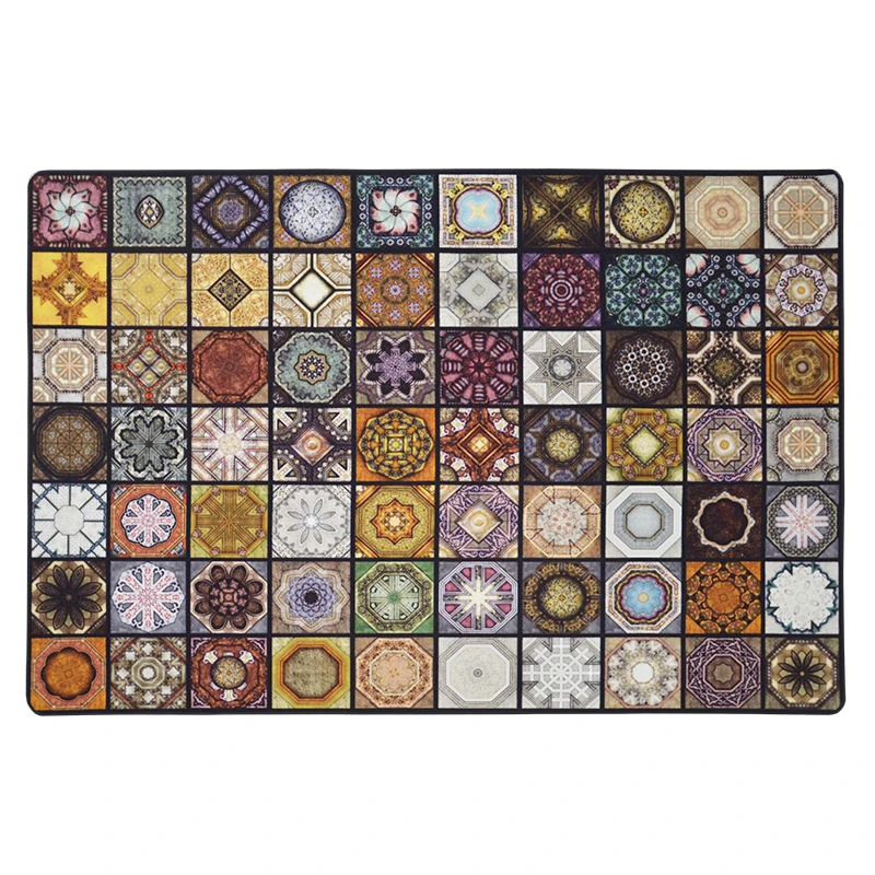 Винтажный Классический Большой ковер домашний декор ковры для гостиной Противоскользящий коврик геометрический 3D Печатный квадратный Tapetes Tapis Salon