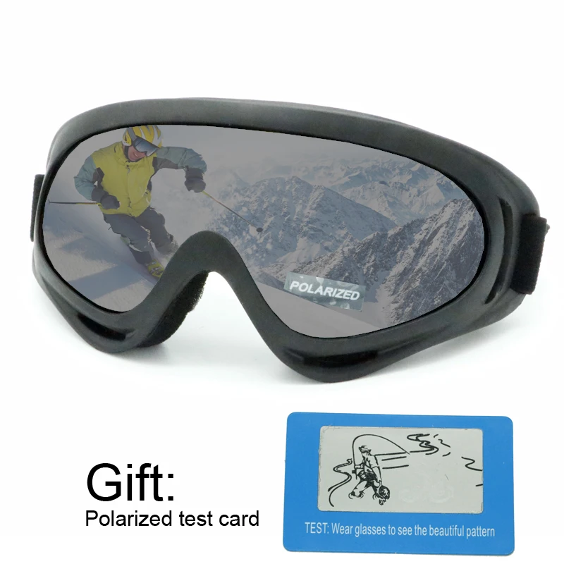 Polarized Ski Goggles Snowboard Ski Glasses Sunglasses Anti fog Wide