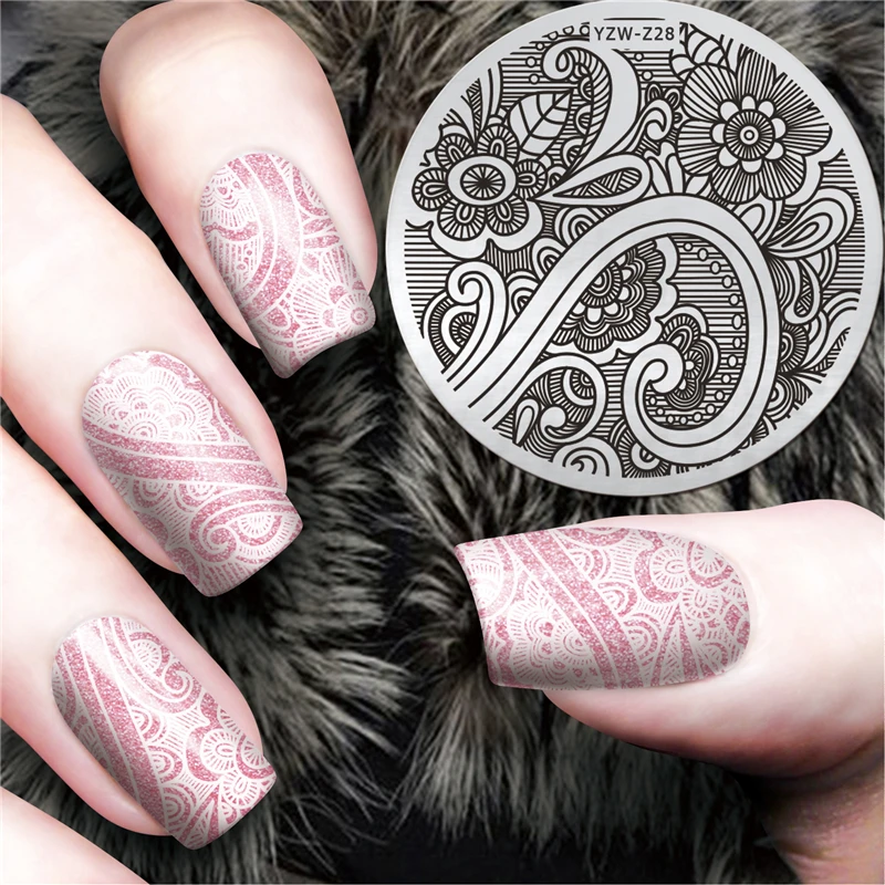 

1Pc Stamp Stamping Image Stainless Steel Plates DIY Stamping Nail Art Tips Image Stamp Templates Polish Accessory Tool