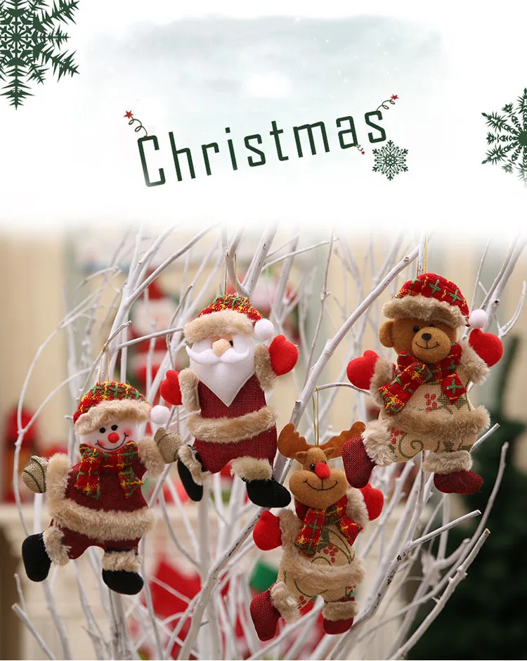 

Cloth doll/Hanging Doll For Home Christmas Party Xmas Tree Ornaments Kids Gifts Decorations