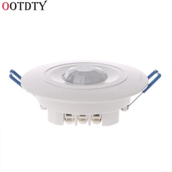 

OOTDTY 220V Infrared IR Motion Sensor Built-in Light Bulb Switch Control Detector Wall Ceiling