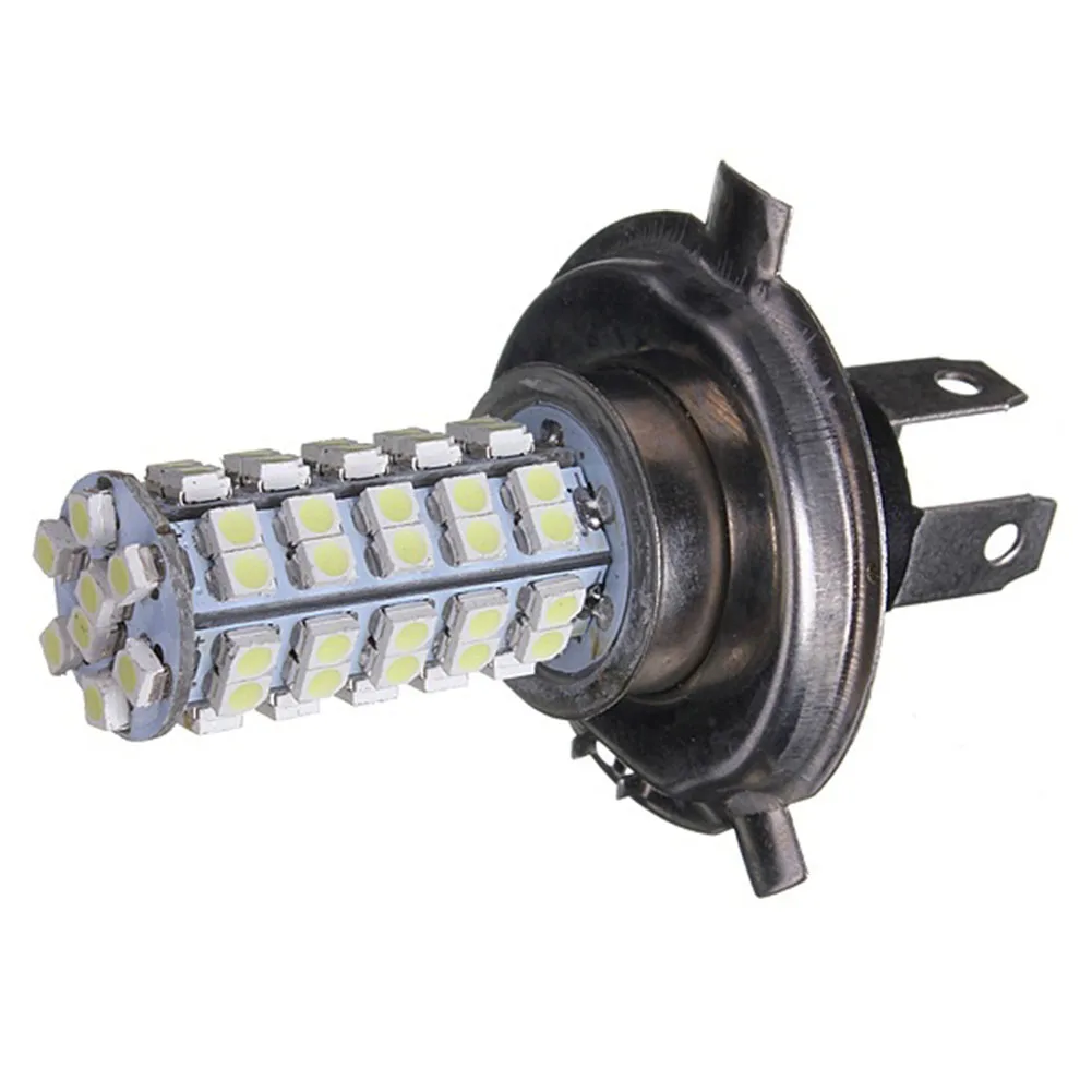 Автомобильный авто H4 3,5 W 68-SMD светодиодный 6500K 310-Lumen белая противотуманная Лампа фара для вождения ЛАМПА