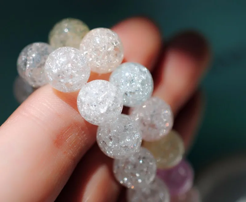 Модные летние браслеты с натуральным камнем и цветными кристаллами для женщин браслеты бусины ручной работы браслеты аксессуары