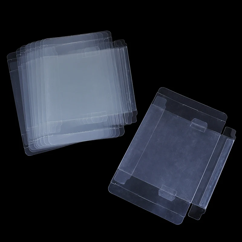 

10PCS/lot for GB GBA GBC Box Clear Plastic Box Protectors Sleeve Video Game Boxed Hot sale
