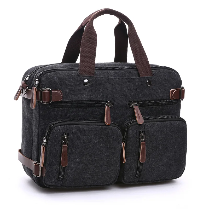 Холщовые мужские дорожные сумки Компактная сумка для поездки T733 дорожная сумка-тоут скрывает наплечный ремень сумки мужские кожаные сумки