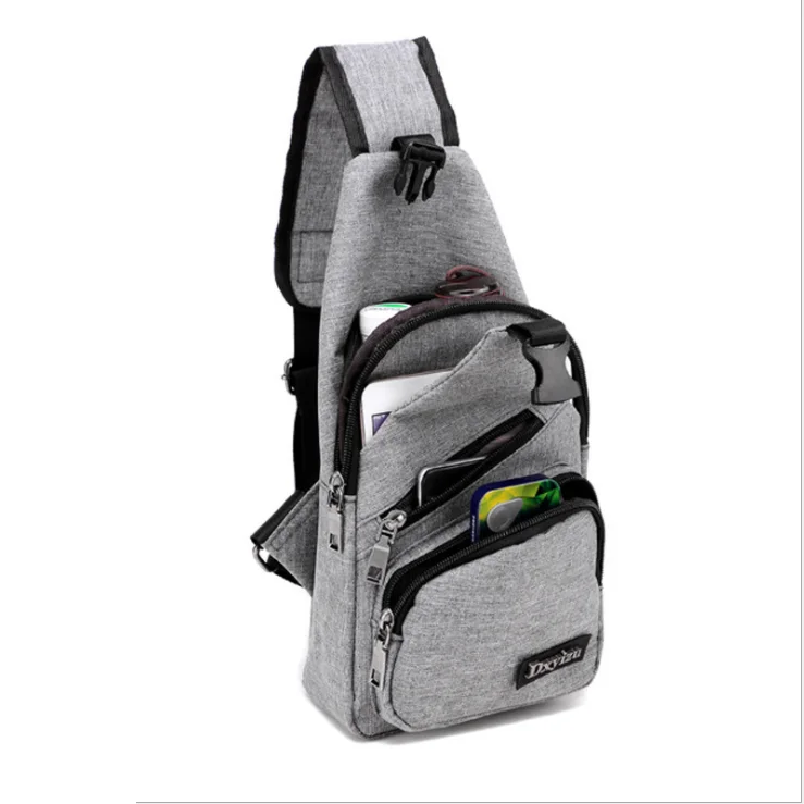 

shuangzi fashion 2019 new usb charge one shoulder bag men messenger bags male waterproof sling chest bag cross body bags