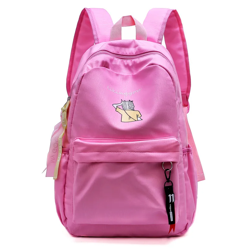 

Fashion College Style Girls Backpack Teenager Capacity Travel Schoolbags Student Laptop Mochila Multifunction Waterproof Bagback