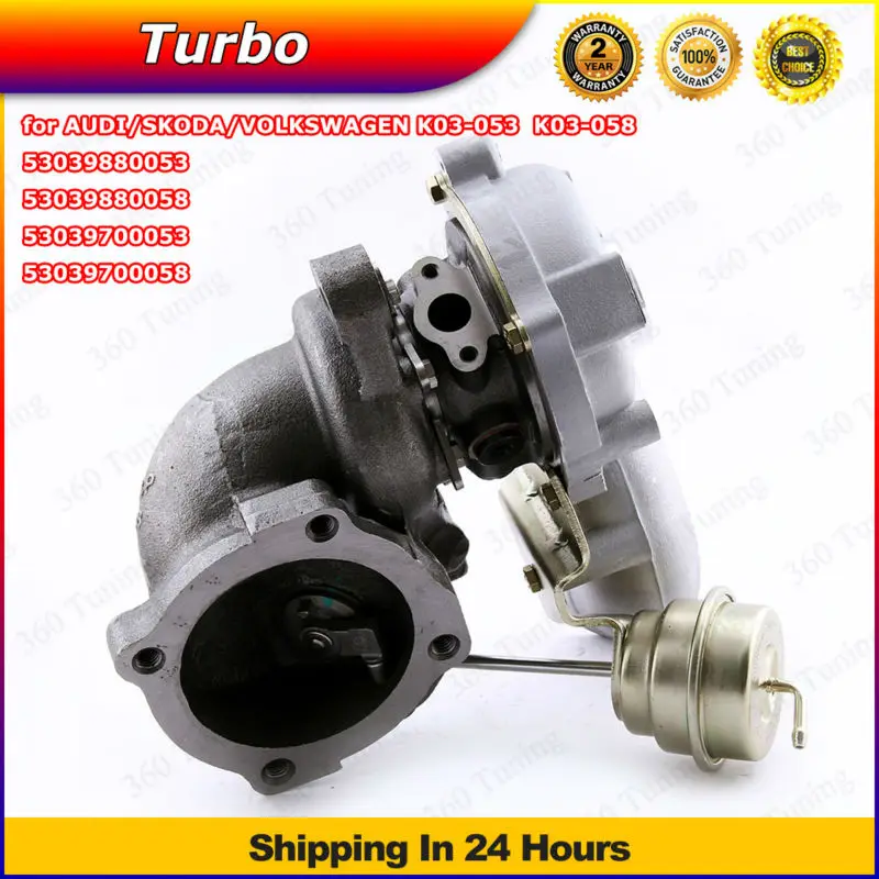 Turbo Turbocharger for Audi A3 1.8T 1.8L K03 K03 053 ...