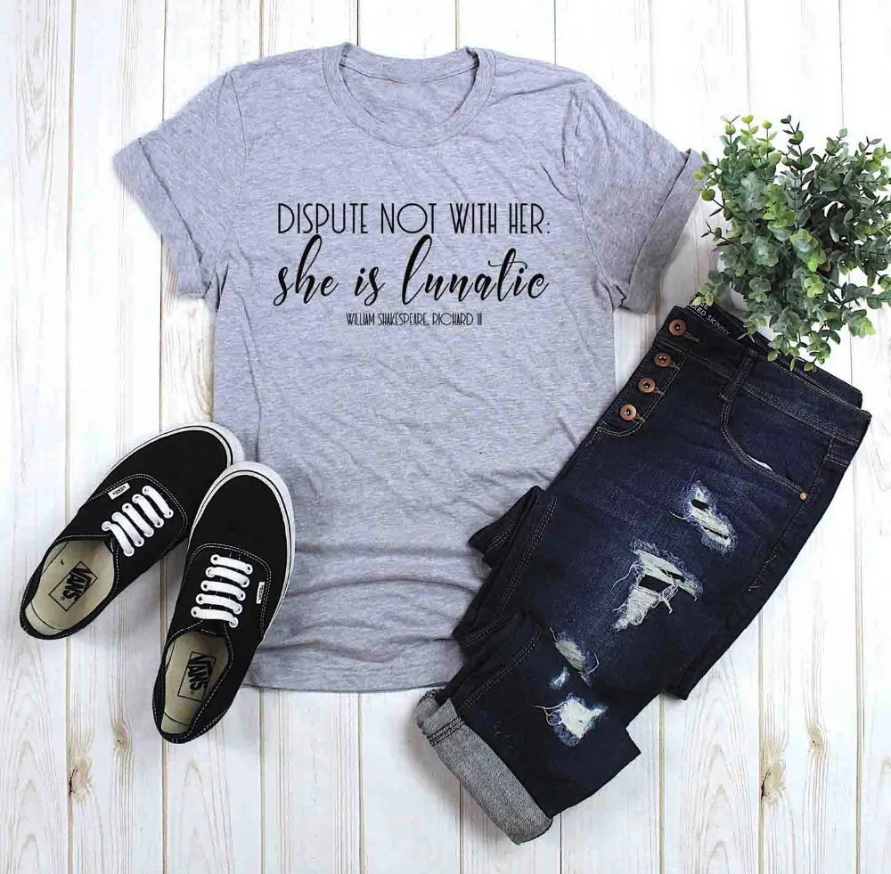 Gifts for Feminists Feminist Shirts Unisex Shakespeare Shirt Look Like the Innocent Flower But Be The Serpent Under It Lady Macbeth