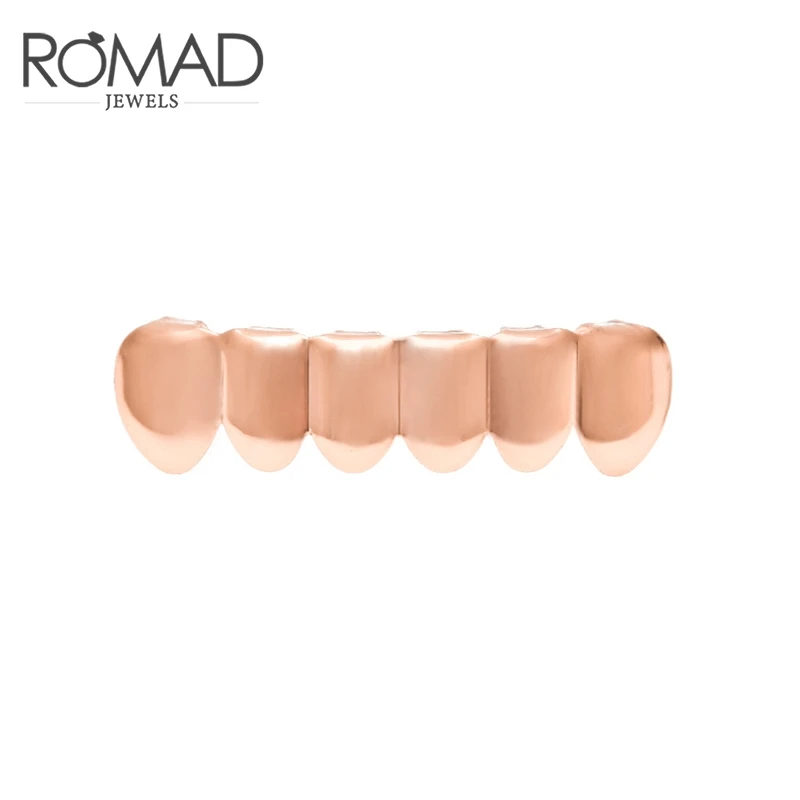 BOAKO Hip Hop Teeth Grillz Set Silver Gold Tooth Top Bottom Caps Punk False Dental Grills For Women Body Jewelry Cosplay Party - Окраска металла: 9