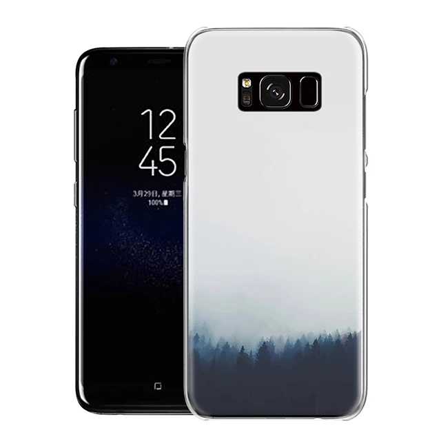 Для samsung Galaxy A3 A5 A8 J3 J5 J7 абстрактные черные и белые лесу деревья Grand Prime G530 чехол для телефона - Цвет: 7372