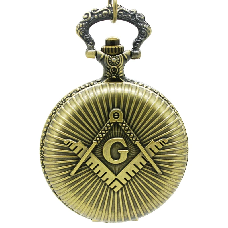 (1079) 12pcs/lot Square & Compasses Novelty Fellowcraft Masonic Quartz