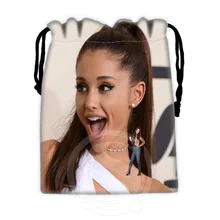 H-P608 Custom Ariana Grande #5 drawstring bags for mobile phone tablet PC packaging Gift Bags18X22cm SQ00806#H0608