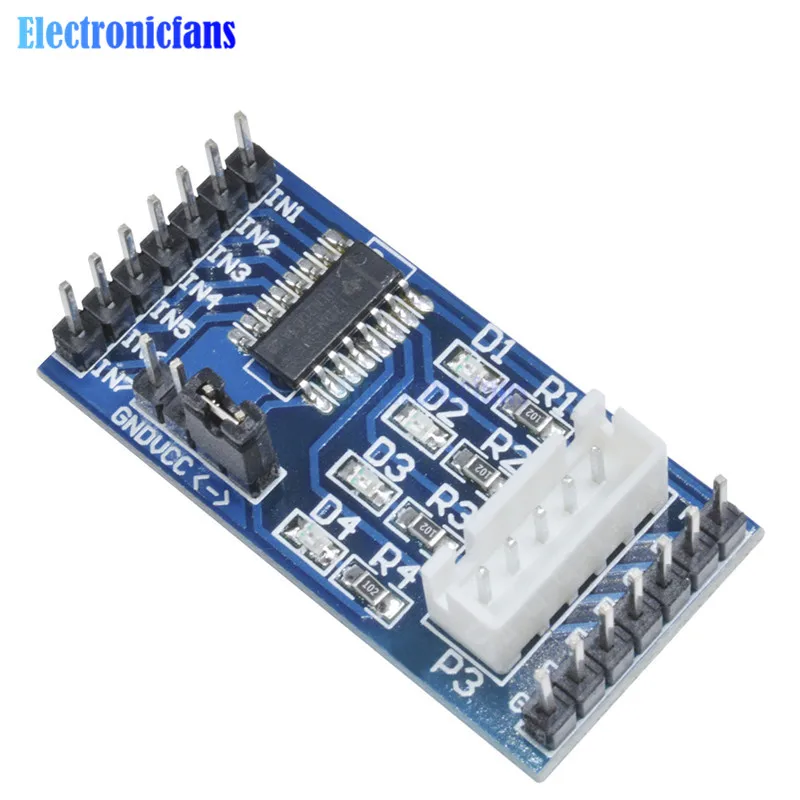 10 шт. Драйвер шагового двигателя Доска модуль ULN2003 для 5V 4 фазы 5 линия 28BYJ-48 для Arduino
