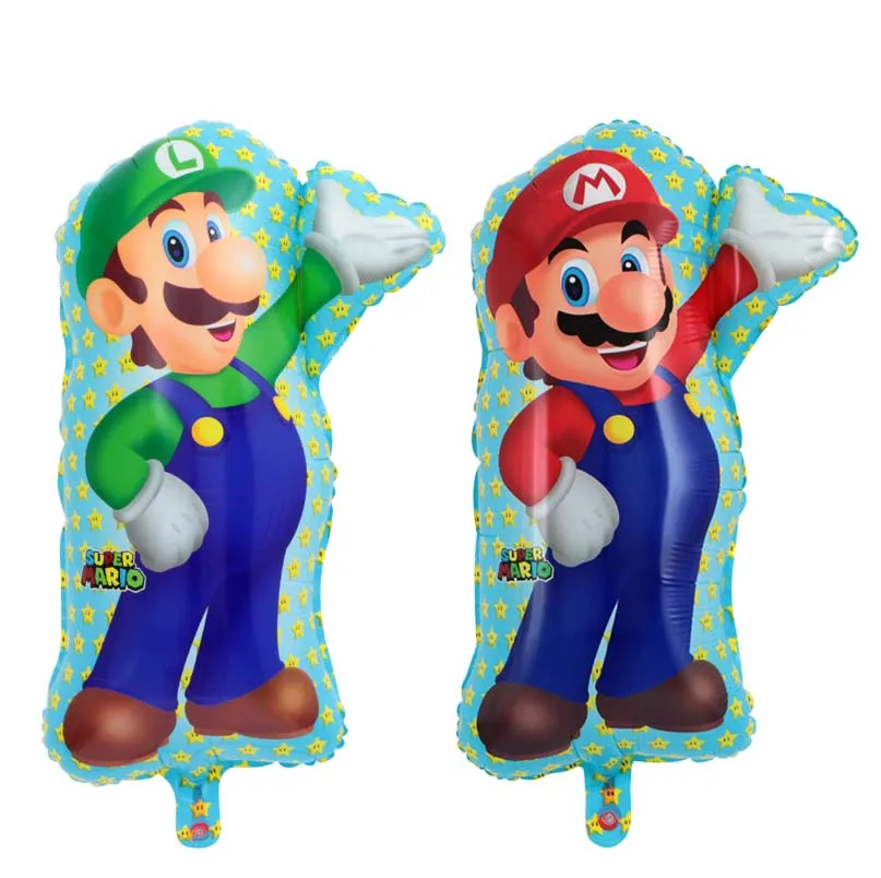 Воздушные шары Супер Марио 5 шт./лот для вечеринки в честь Дня рождения мальчика и
