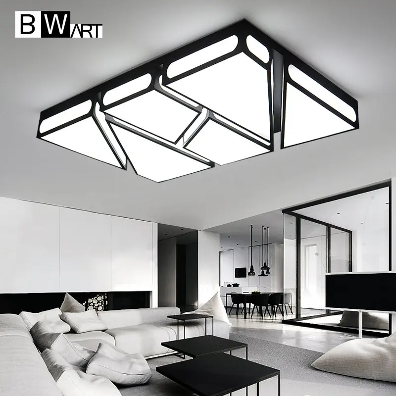 BWART Modern Led Ceiling Lights For Living Room Study Room Bedroom Home remote control dimmable Modern Led Ceiling Lamp