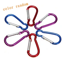 10 Pcs Lot Metal Aluminum Climbing Carabiner Hook Clip Snap Key Ring Camping Sport carabiner Keychain