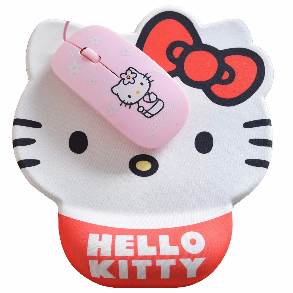 

Top Quality Kawaii Kitty Cat Table Placemat Mat.Mice Pads Mats.Thicken Square Comfy Wrist Mouse Pads.Table Decor.Free shipping