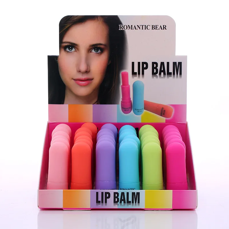 

lipstick set Makeup Romantic fruit-flavored lip balm scrub tube for continuous moisturizing