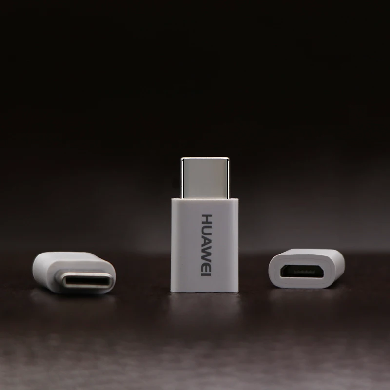 Преобразователь HUAWEI Micro USB в Type C оригинальный кабель адаптер c быстрое зарядное