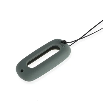 

Silicone Necklace Carrier Pendant Case with Lanyard Strap For Mi Band 2 QJY99