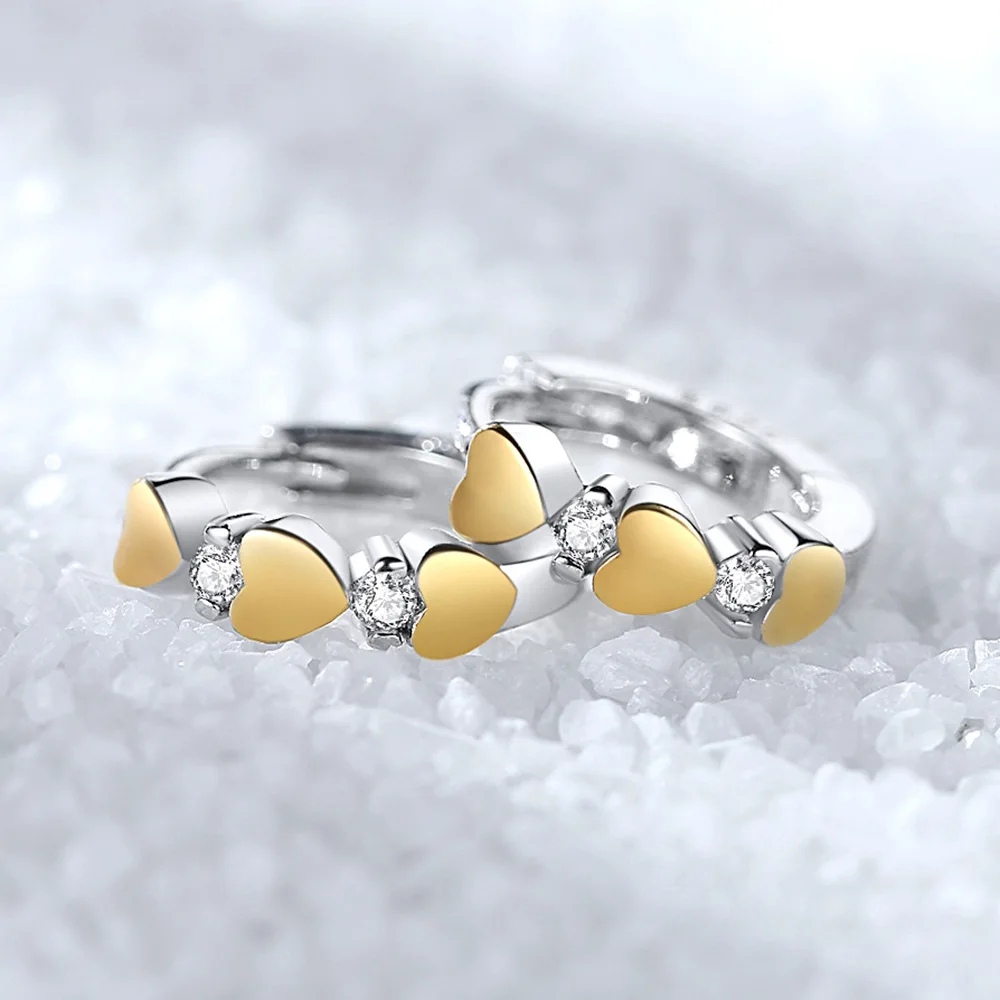 Серьги-кольца Золотое сердце дизайнерские серьги для женщин вечерние ювелирные изделия Новые Вечерние oorbellen