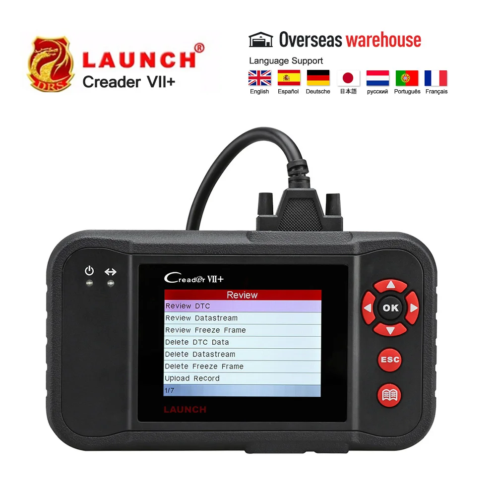 Presale Launch X431 Creader VII Plus VII+ Auto Code Reader OBDII Automotiv Diagnostic Tool OBD2 Scanner as CRP123 code scanner Presale Launch X431 Creader VII Plus VII+ Auto Code Reader OBDII Automotiv Diagnostic Tool OBD2 Scanner as CRP123 code scanner