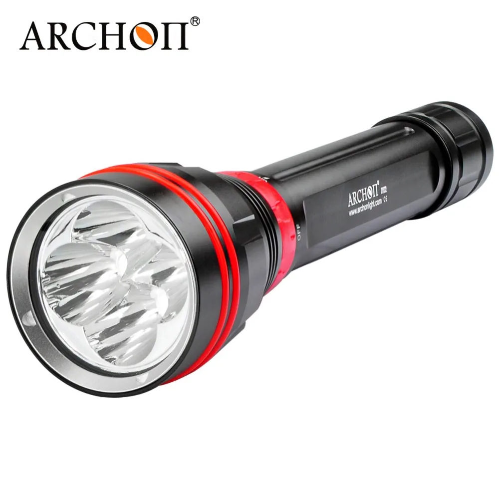 New ARCHON DY02 4000 lumens 6500k CREE XP L LED Diving Flashlight Torch Light with 26650