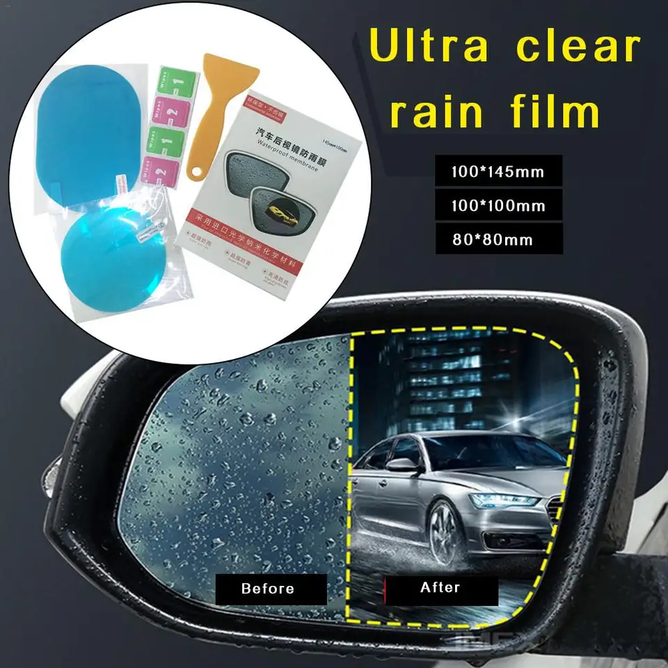 Tree-on-Life Car Rearview Mirror Rainproof Film Coating Reflector Anti-Fog Nano Film Flooding Hydrophobic Rearview Mirror High Light